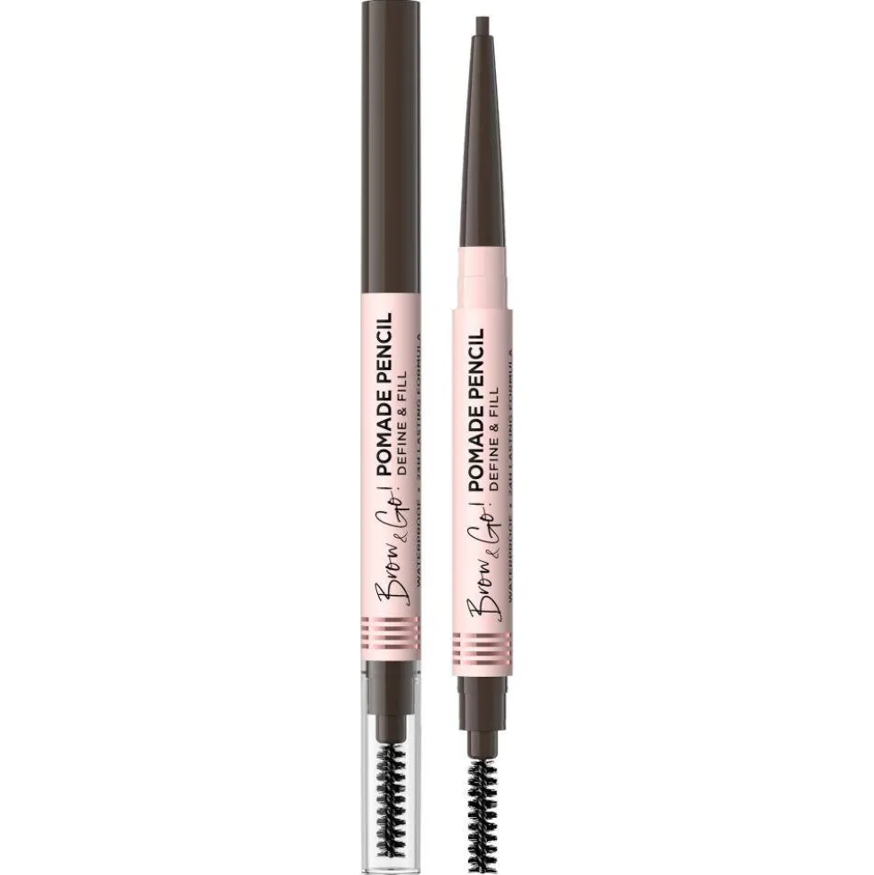 Eveline Cosmetics Brow & Go! pomada do brwi w kredce Dark Brown
