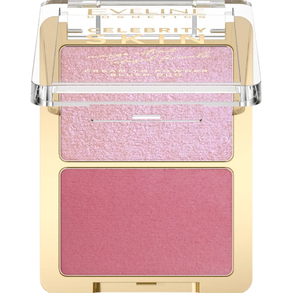 Eveline Cosmetics Celebrity Skin duet kremowych róży do policzków 01 Soft Harmony 8g