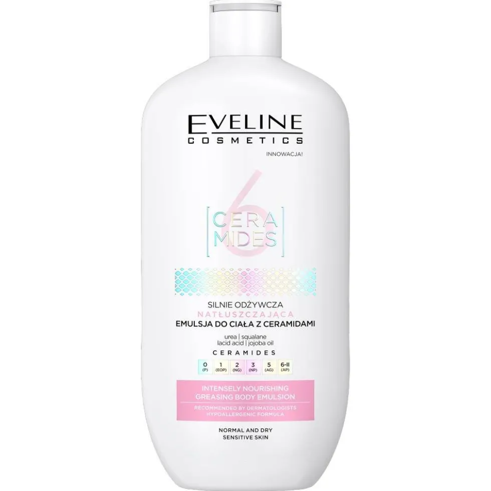 Eveline Cosmetics 6 Ceramides silnie odżywcza natłuszczająca emulsja do ciała 350ml