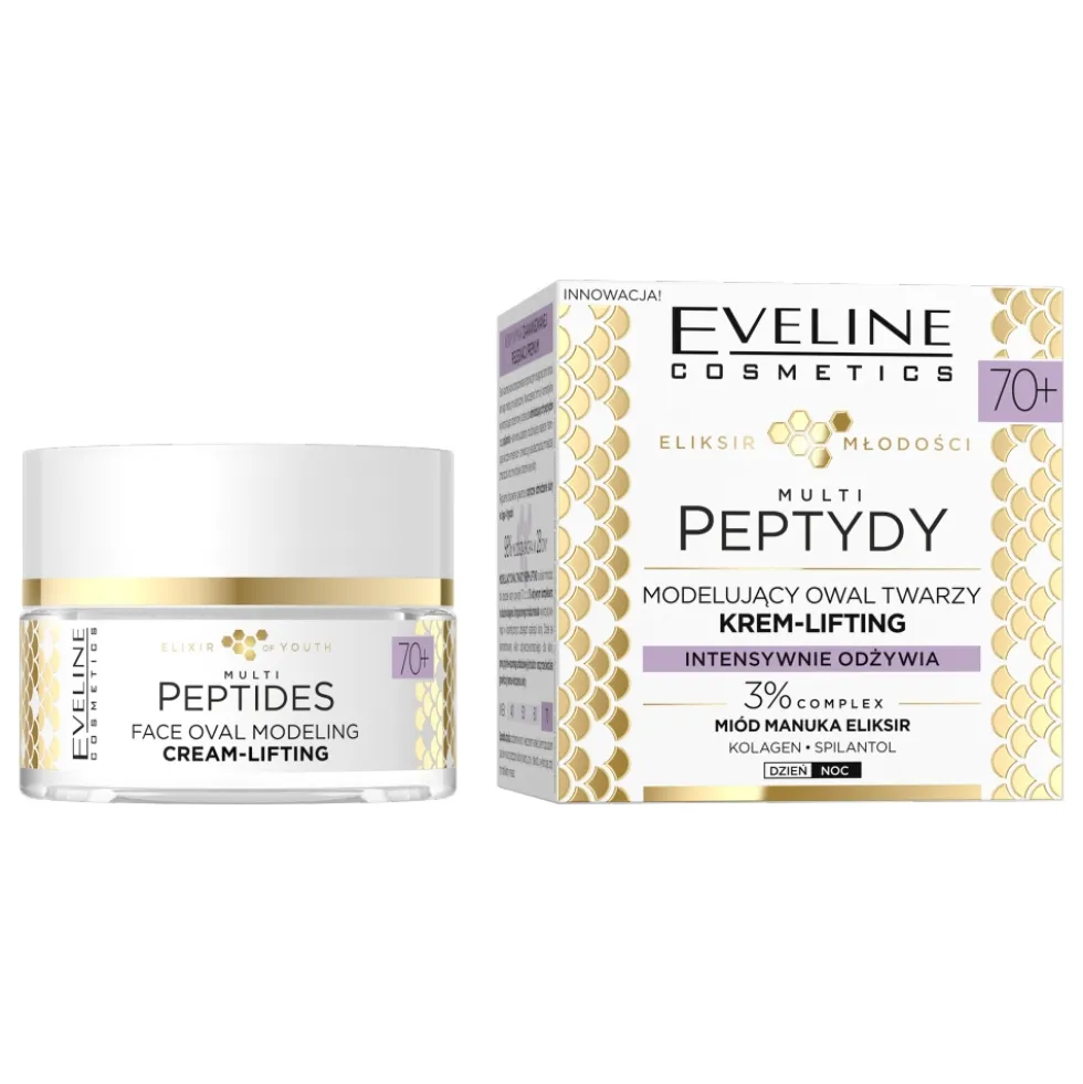 Eveline Cosmetics Eliksir Młodości modelujący owal twarzy krem-lifting 70+ 50ml