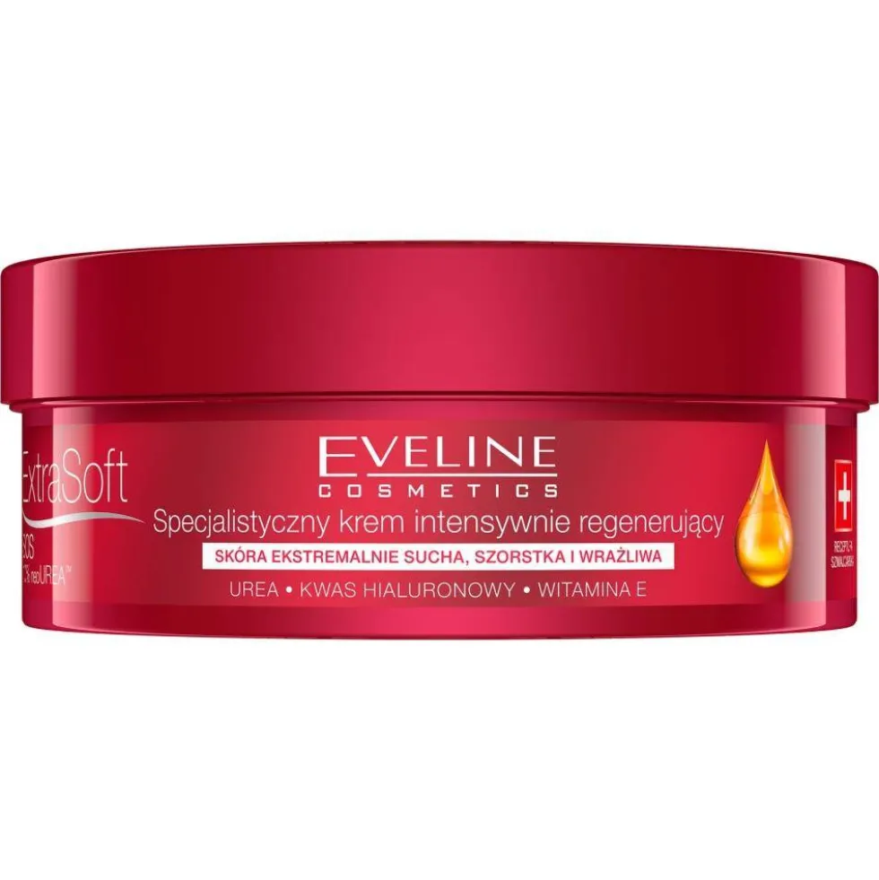Eveline Cosmetics Extra Soft SOS specjalistyczny krem intensywnie regenerujący do twarzy i ciała 10% Urea 175ml