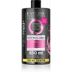 Eveline Cosmetics Facemed+ 3w1 profesjonalny płyn micelarny do każdego rodzaju cery 650ml
