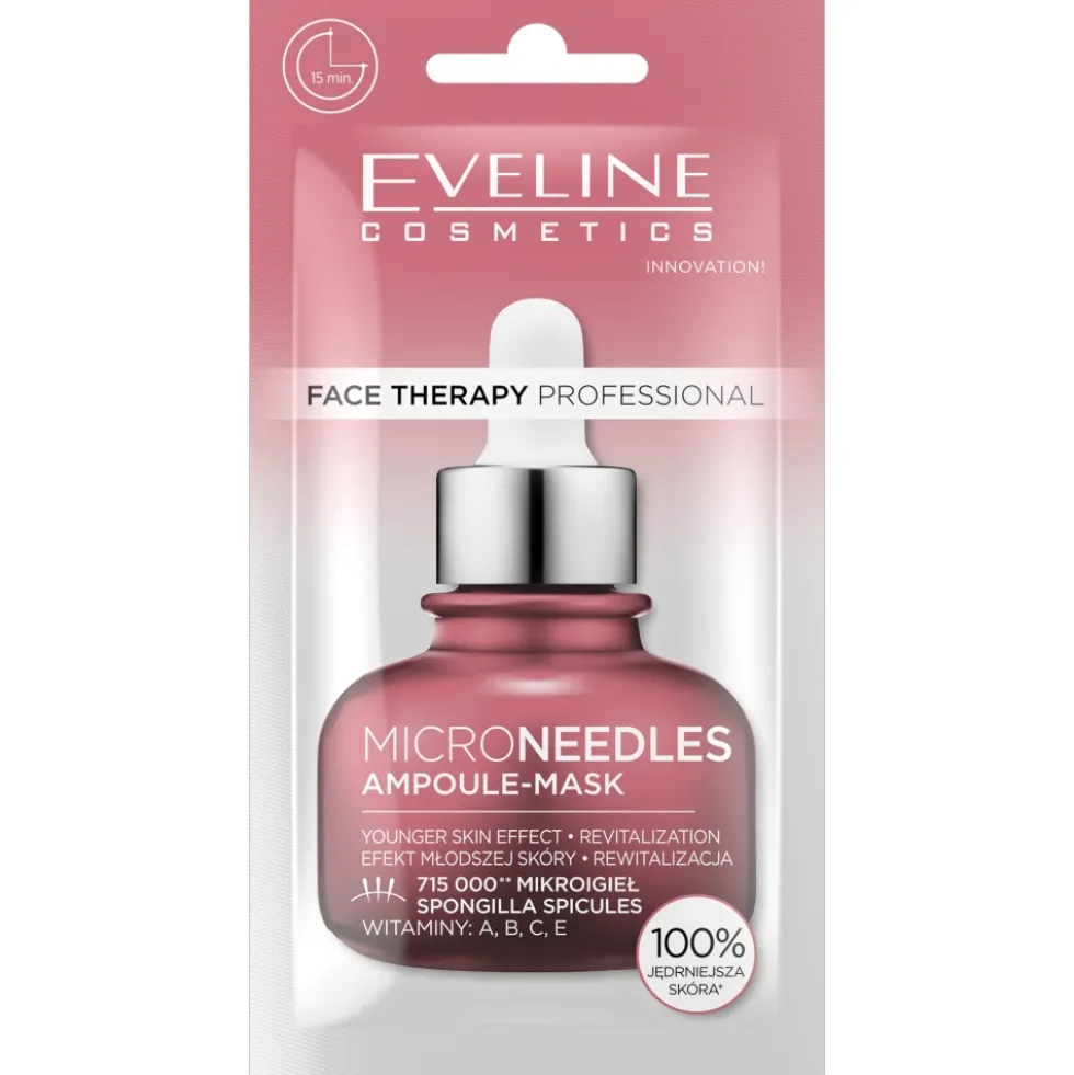 Eveline Cosmetics Face Therapy Professional Ampoule-Mask maseczka regenerująca z mikroigłami 8ml