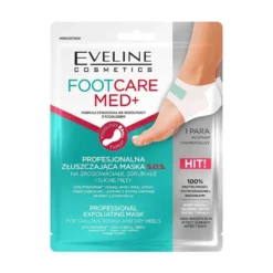 Eveline Cosmetics Foot Care Med+ profesjonalna złuszczająca maska do pięt 1 para