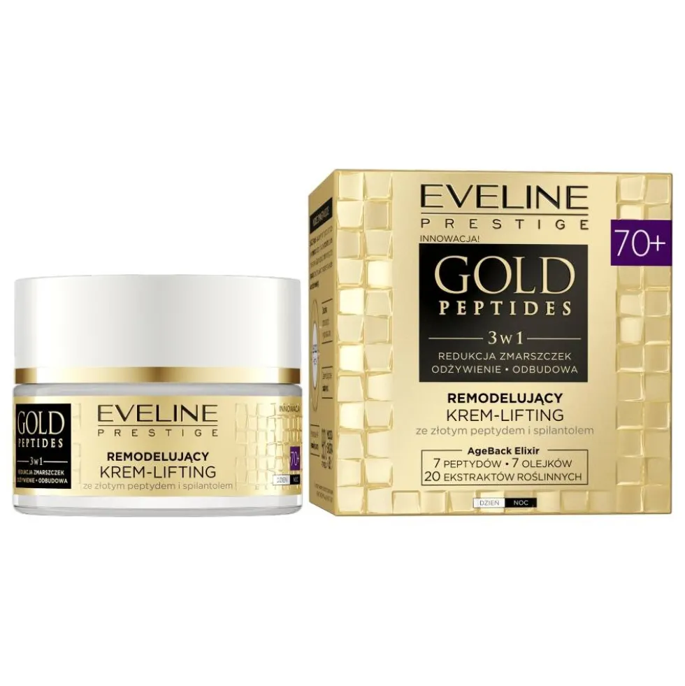 Eveline Cosmetics Gold Peptides remodelujący krem-lifting 70+ 50ml