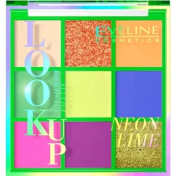 Eveline Cosmetics Look Up paleta 9 cieni do powiek Neon Lime 10.8g