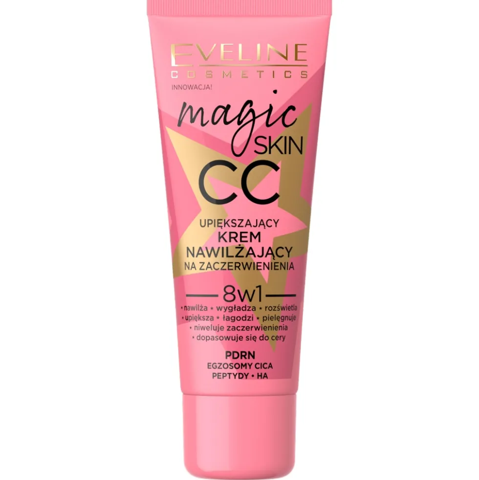 Eveline Cosmetics Magic Skin CC upiększający krem nawilżający na zaczerwienienia 30ml
