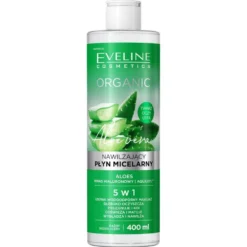 Eveline Cosmetics Organic nawilżający płyn micelarny do demakijażu z aloesem 400ml