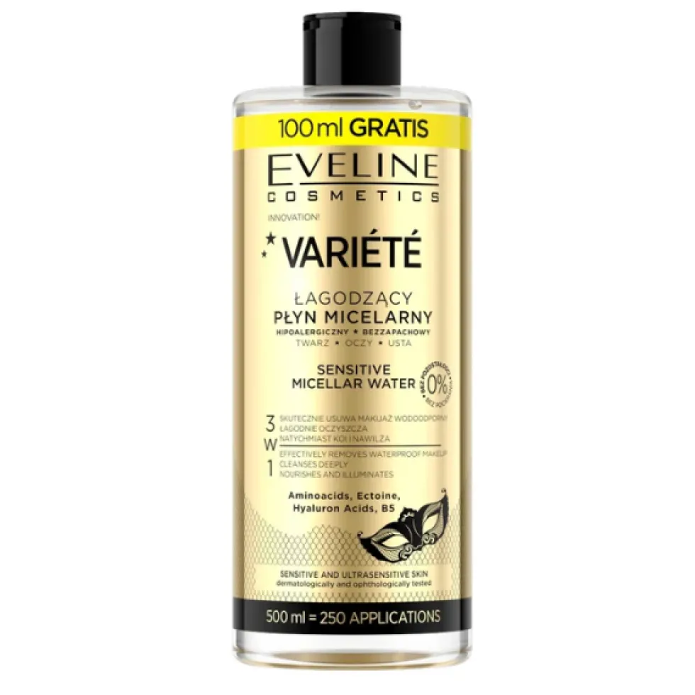 Eveline Cosmetics Variete łagodzący płyn micelarny 500ml