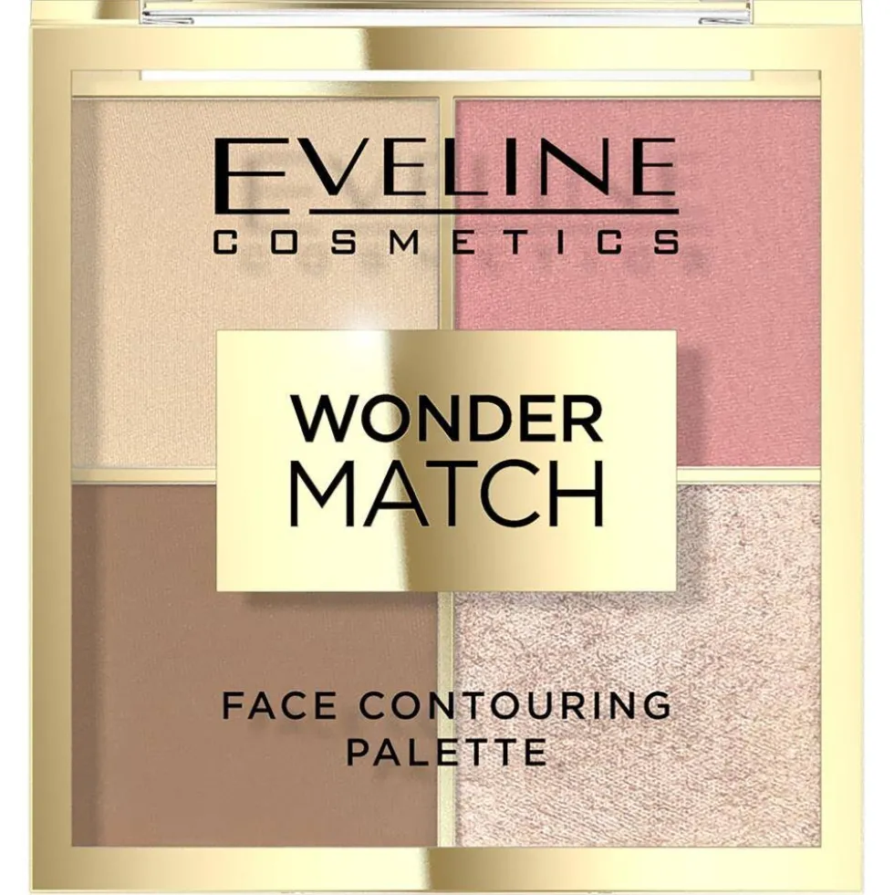 Eveline Cosmetics Wonder Match paleta do konturowania twarzy 02 10g