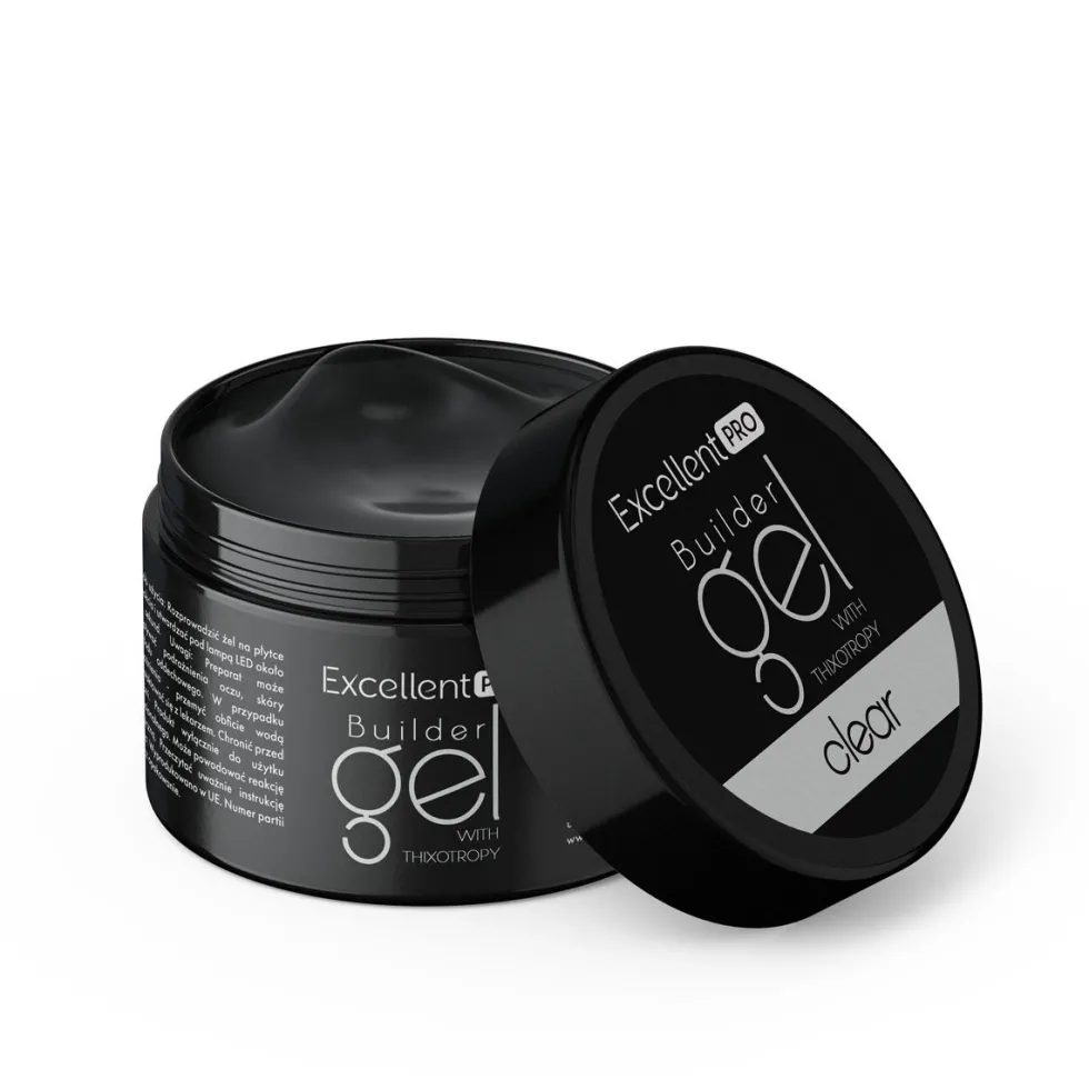 Excellent PRO Builder Gel With Thixotropy żel budujący Clear 15g