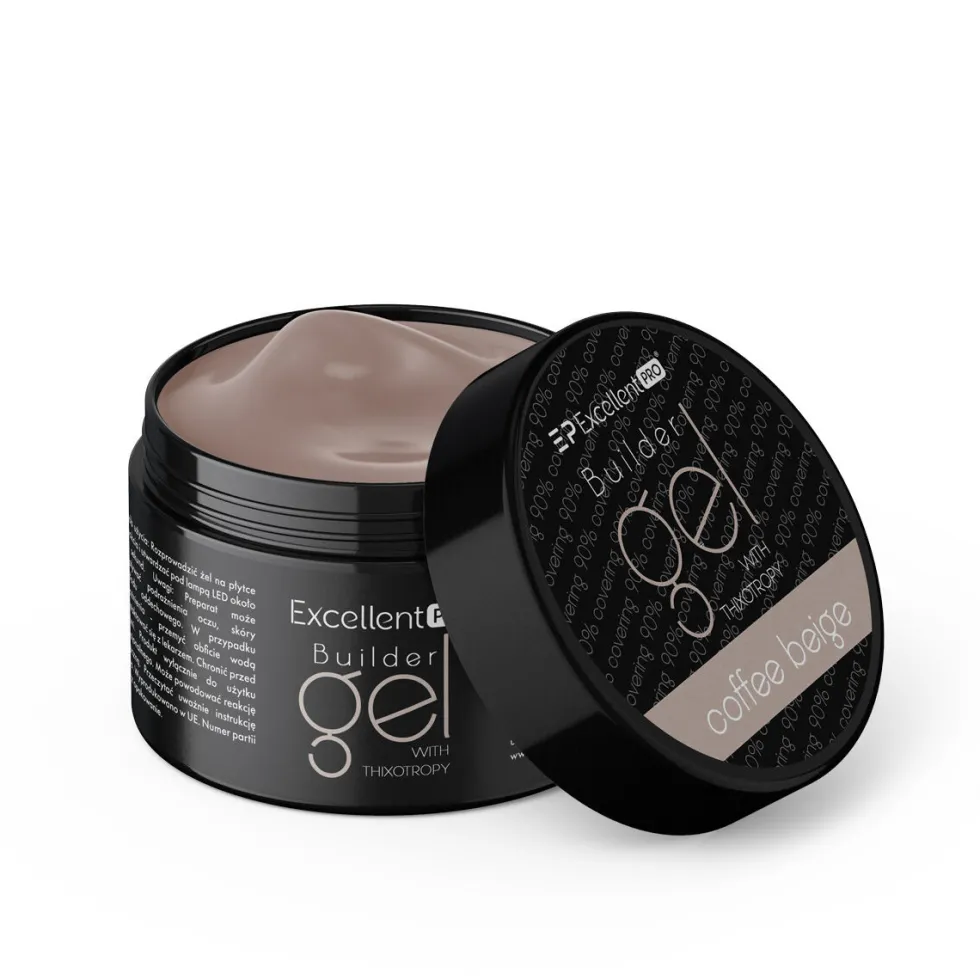 Excellent PRO Builder Gel With Thixotropy żel budujący Coffee Beige 15g