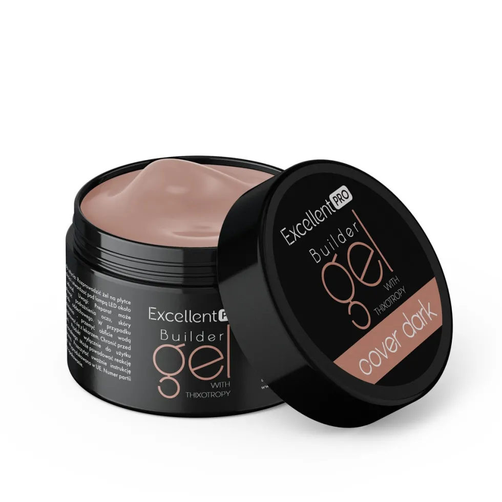 Excellent PRO Builder Gel With Thixotropy żel budujący Cover Dark 15g