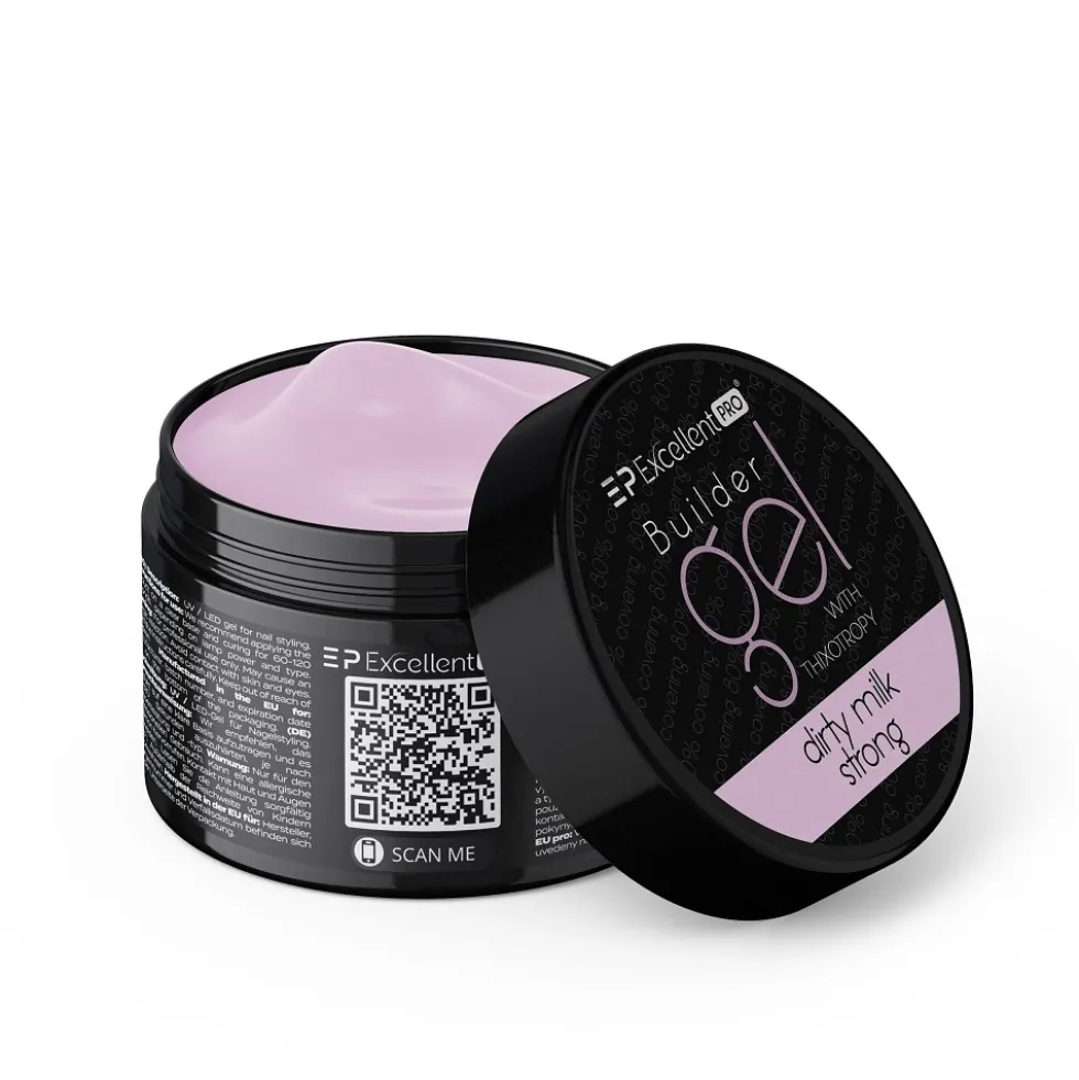 Excellent PRO Builder Gel With Thixotropy żel budujący Dirty Milk Strong 15g