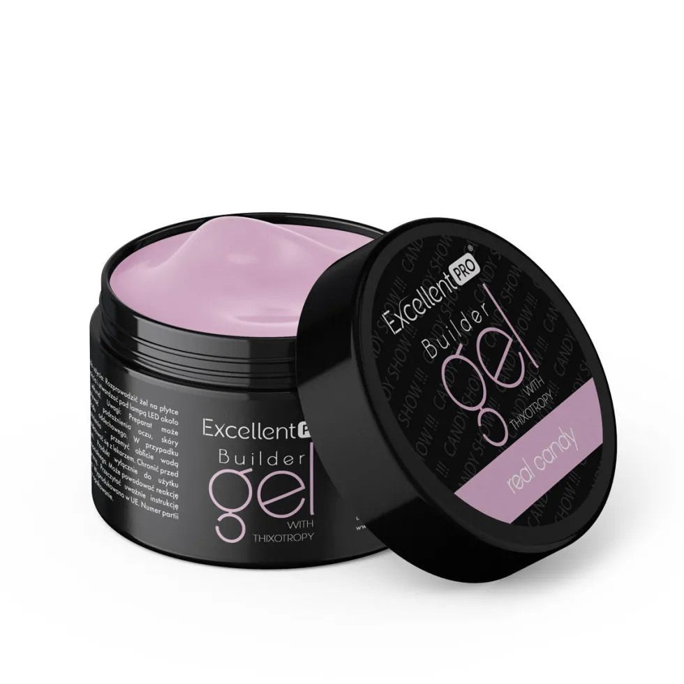 Excellent PRO Builder Gel With Thixotropy żel budujący Real Candy 50g