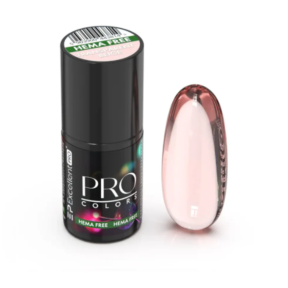 Excellent PRO Pro Colors Hema Free lakier hybrydowy 3 Transparent Beige 7g