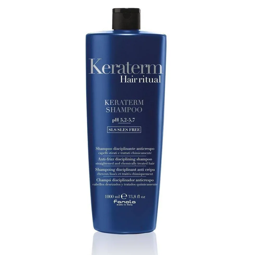 Fanola Keraterm Shampoo dyscyplinujący szampon z keratyną do włosów puszących się 1000ml