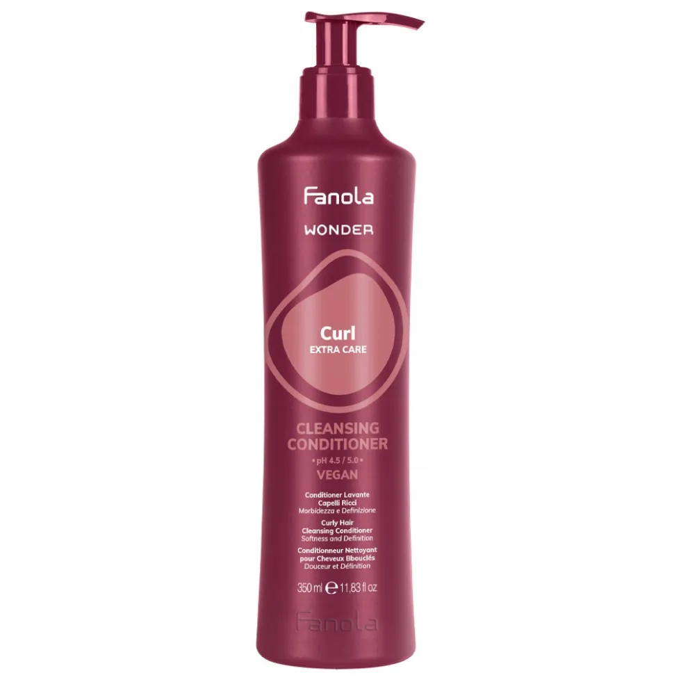 Fanola Wonder Curl Extra Care oczyszczająca odżywka do włosów kręconych 350ml