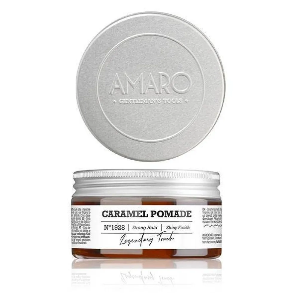 Farmavita Caramel Pomade mocno utrwalający pomada do włosów Strong Hold 100ml