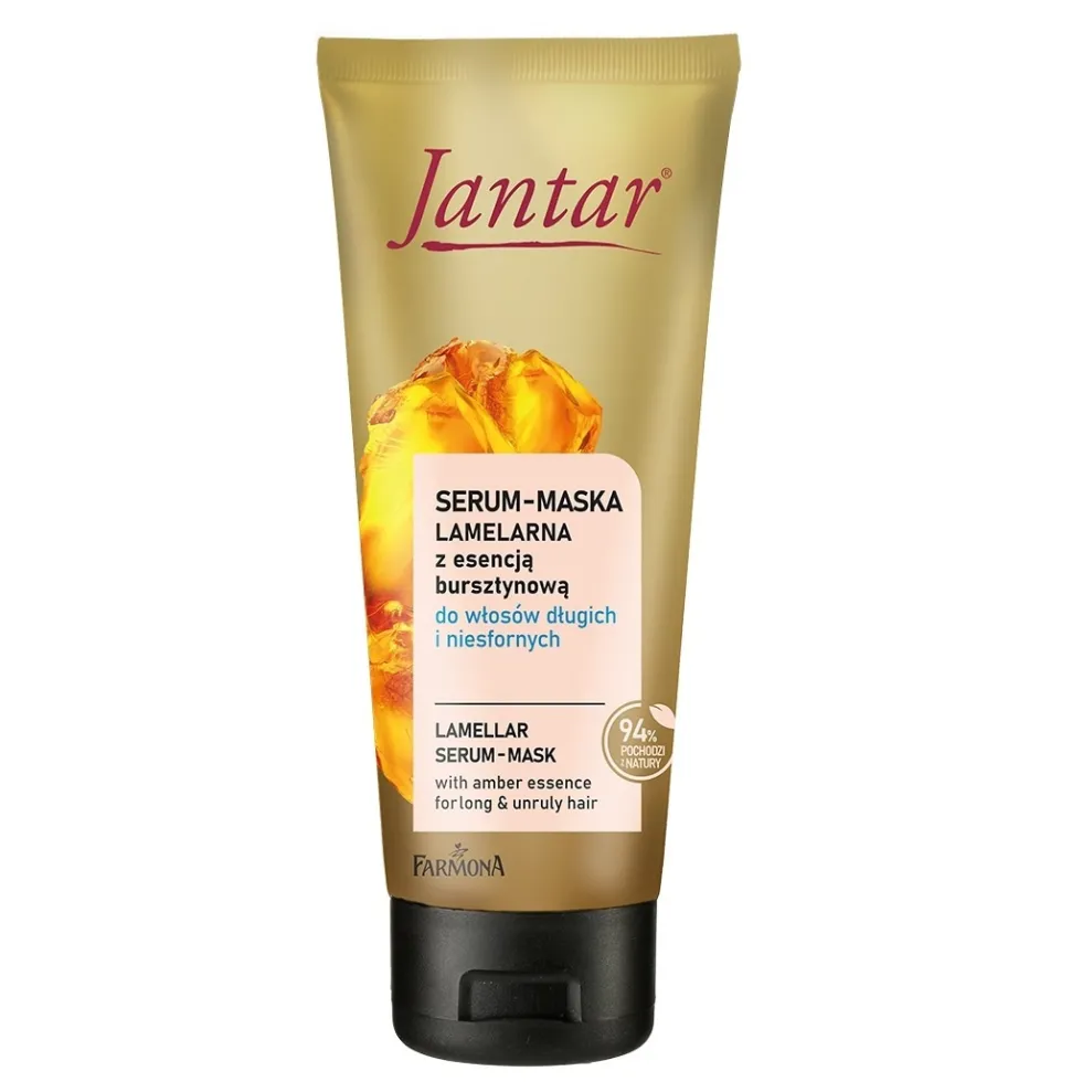Farmona Jantar serum-maska lamelarna z esencją bursztynową do włosów długich i niesfornych 100ml