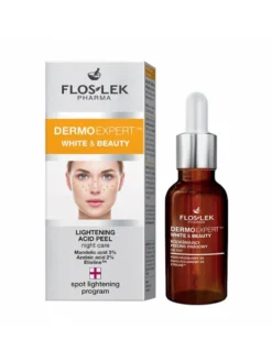 Floslek Dermo Expert White & Beauty rozjaśniający peeling kwasowy na noc 30ml