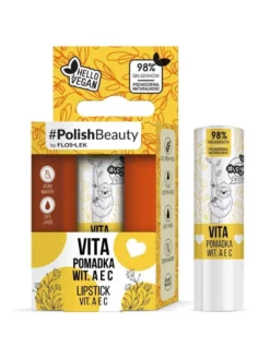 Floslek Vege Lip Care Vita wegańska pomadka do ust Witaminy A E C 4.1g