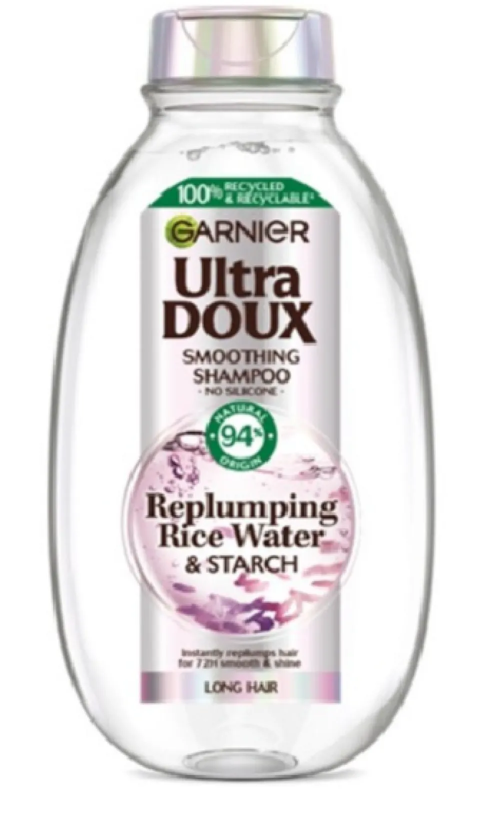 Garnier Botanic Therapy szampon wygładzający do włosów długich i porowatych Woda Ryżowa i Skrobia 400ml