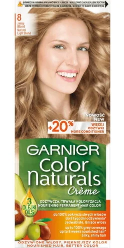 Garnier Color Naturals Creme krem koloryzujący do włosów 8 Jasny Blond