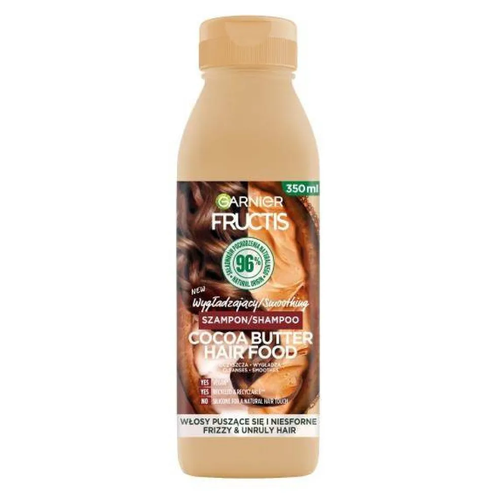 Garnier Fructis Cocoa Butter Hair Food wygładzający szampon do włosów puszących się i niesfornych 350ml