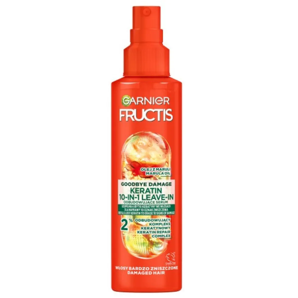 Garnier Fructis Goodbye Damage SOS Keratin odbudowujące serum do włosów w sprayu 150ml