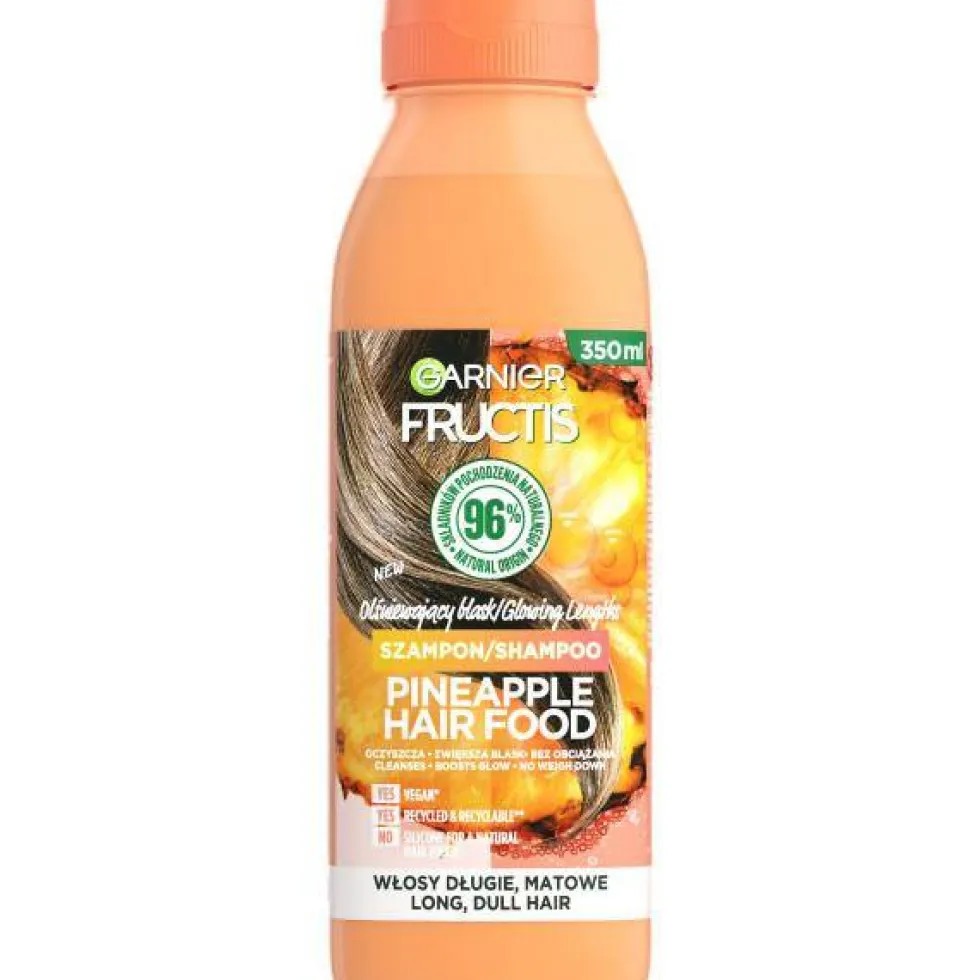 Garnier Fructis Pineapple Hair Food szampon do włosów długich i matowych 350ml