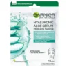 Garnier Hyaluronic Aloe Serum rewitalizująca maska na tkaninie z kwasem hialuronowym i organicznym ekstraktem z aloesu 28g