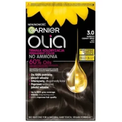 Garnier Olia farba do włosów 3.0 Bardzo Ciemny Brąz