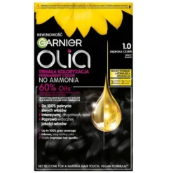 Garnier Olia farba do włosów 1.0 Głęboka Czerń