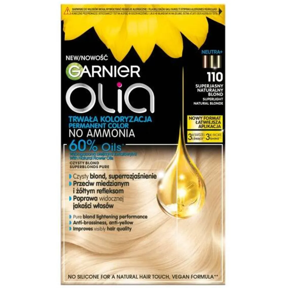 Garnier Olia farba do włosów 110 Superjasny Naturalny Blond