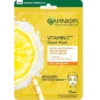Garnier Skin Naturals Vitamin C Sheet Mask nawilżająca maska na tkaninie z witaminą C 28g