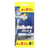 Gillette Blue 3 Smooth jednorazowe maszynki do golenia dla mężczyzn 6szt