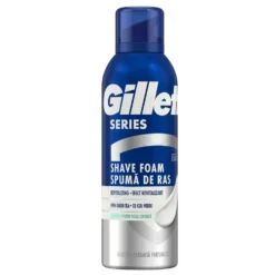 Gillette Series Revitalizing pianka do golenia z zieloną herbatą 200ml