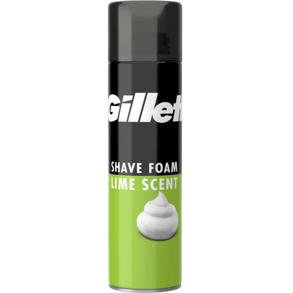 Gillette Shave Foam pianka do golenia dla mężczyzn Lime Scent 200ml