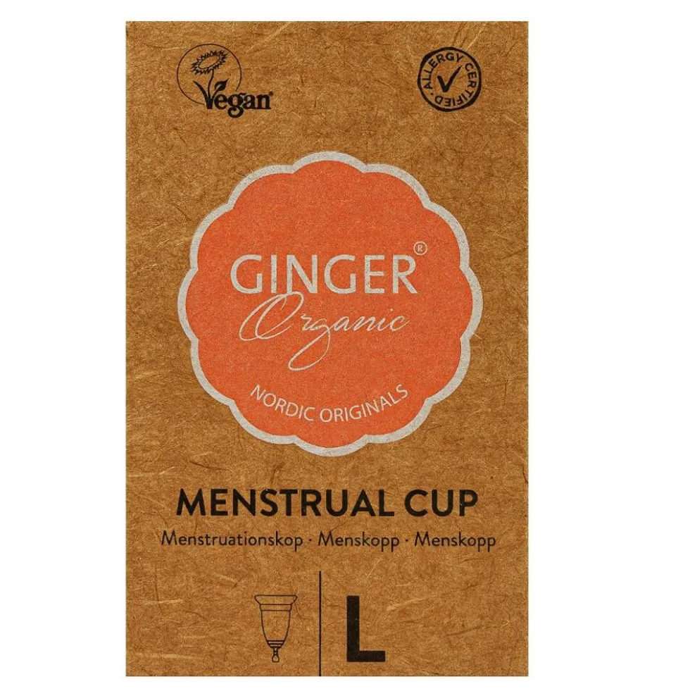 Ginger Organic Menstrual Cup kubeczek menstruacyjny L