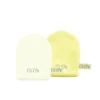 Glov Iconic Mitt Water-Only Skin zestaw rękawiczek do demakijażu i oczyszczania twarzy Baby Banana + Ivory 2szt