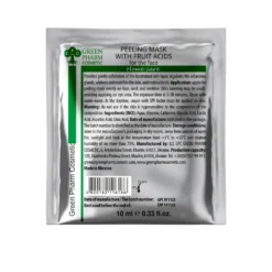 Green Pharm Cosmetic Maseczka peeling do twarzy z kwasami owocowymi 10ml