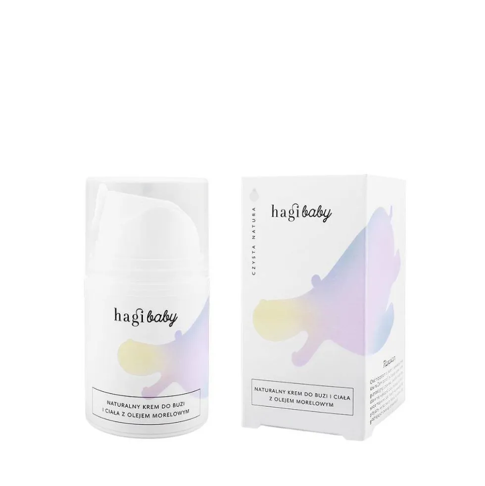 Hagi Baby naturalny krem do buzi i ciała z olejem morelowym 50ml