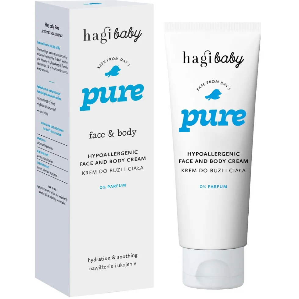 Hagi Baby Pure hipoalergiczny krem do buzi i ciała 75ml