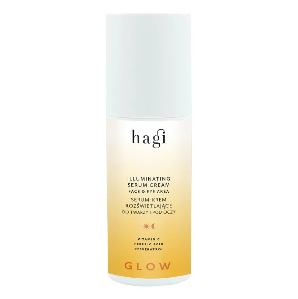 Hagi Glow serum-krem rozświetlające do twarzy i pod oczy 30ml