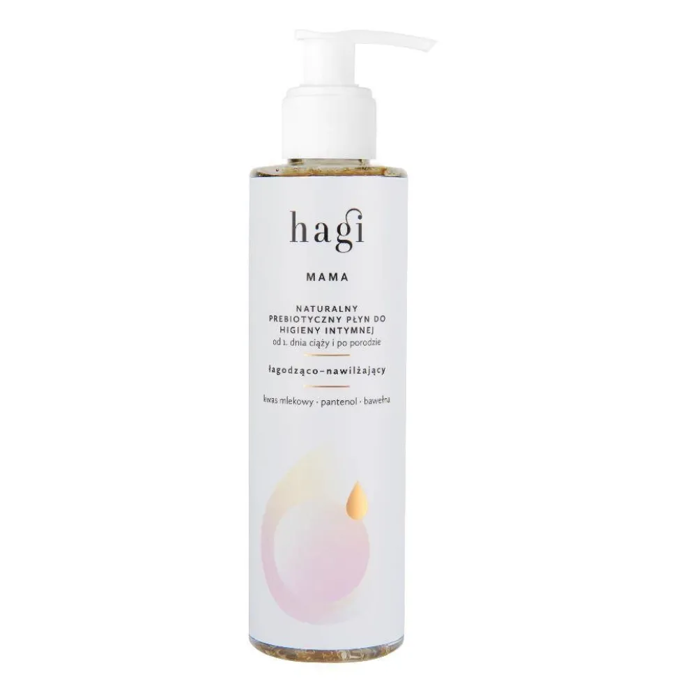 Hagi Mama naturalny płyn do higieny intymnej nawilżająco-kojący od 1 dnia ciąży i po porodzie 200ml