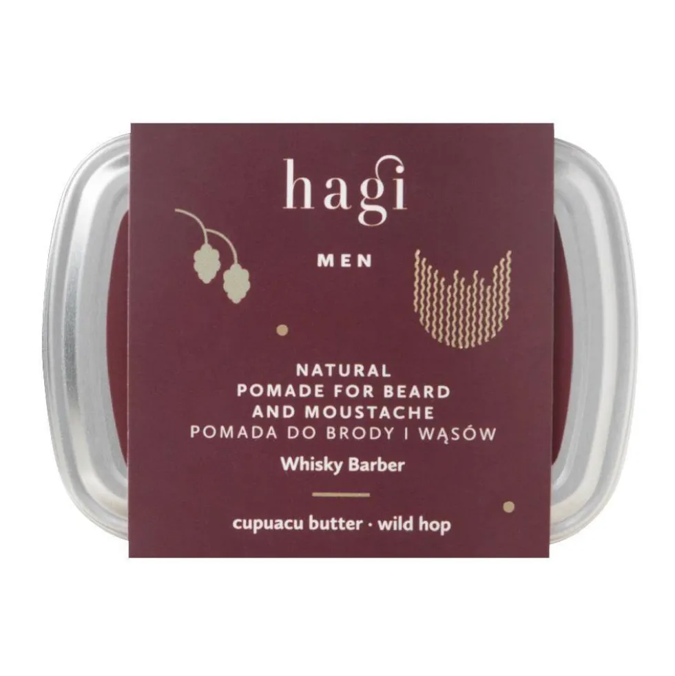 Hagi Naturalna pomada do brody i wąsów Whisky Barber 70ml