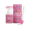 HiSkin Kids Merry Christmas różowa pianka do mycia rąk Jagodowa 300ml + długopis 3D 1szt