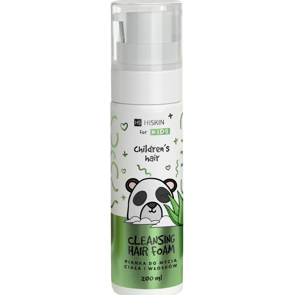 HiSkin Kids pianka do mycia ciała i włosów Aloes 200ml