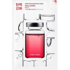 HOLIKA HOLIKA Skin Rescuer Mask Sheet Collagen liftingująca maska ​​w płachcie z kolagenem